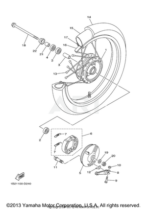 FRONT WHEEL EV 1B2D