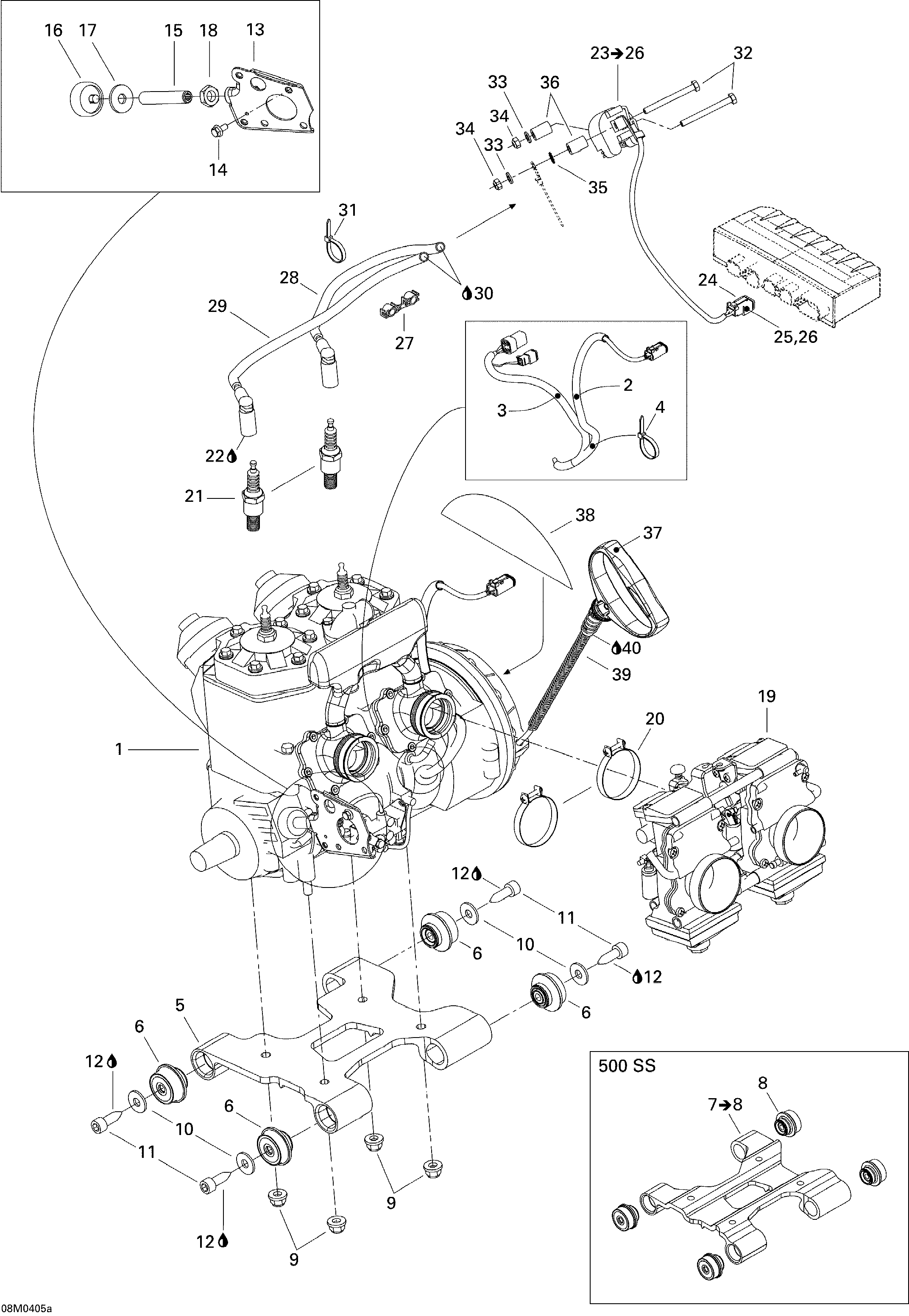 Engine Assembly And Support