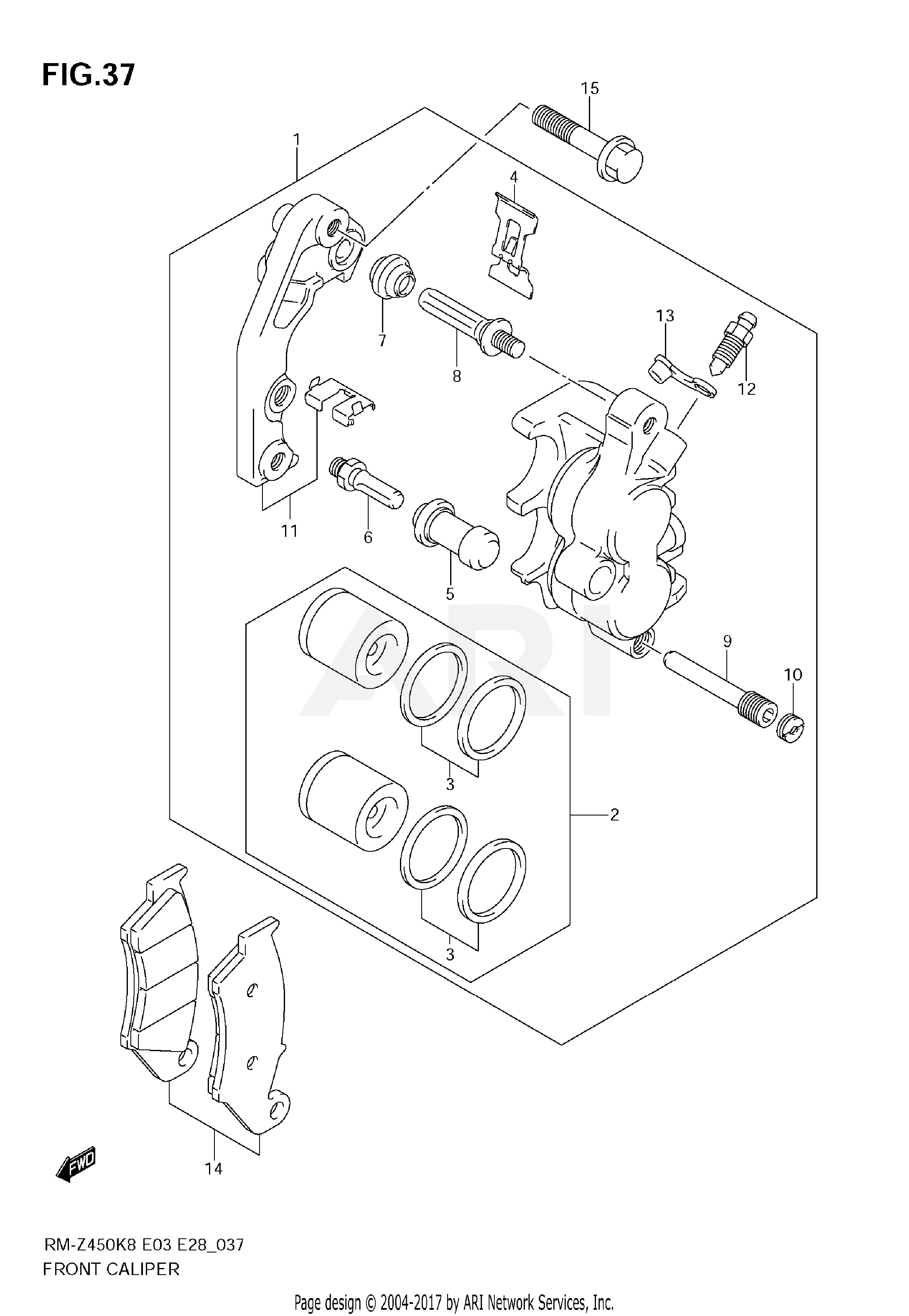 FRONT CALIPER