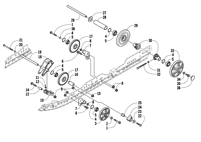 IDLER WHEEL ASSEMBLY