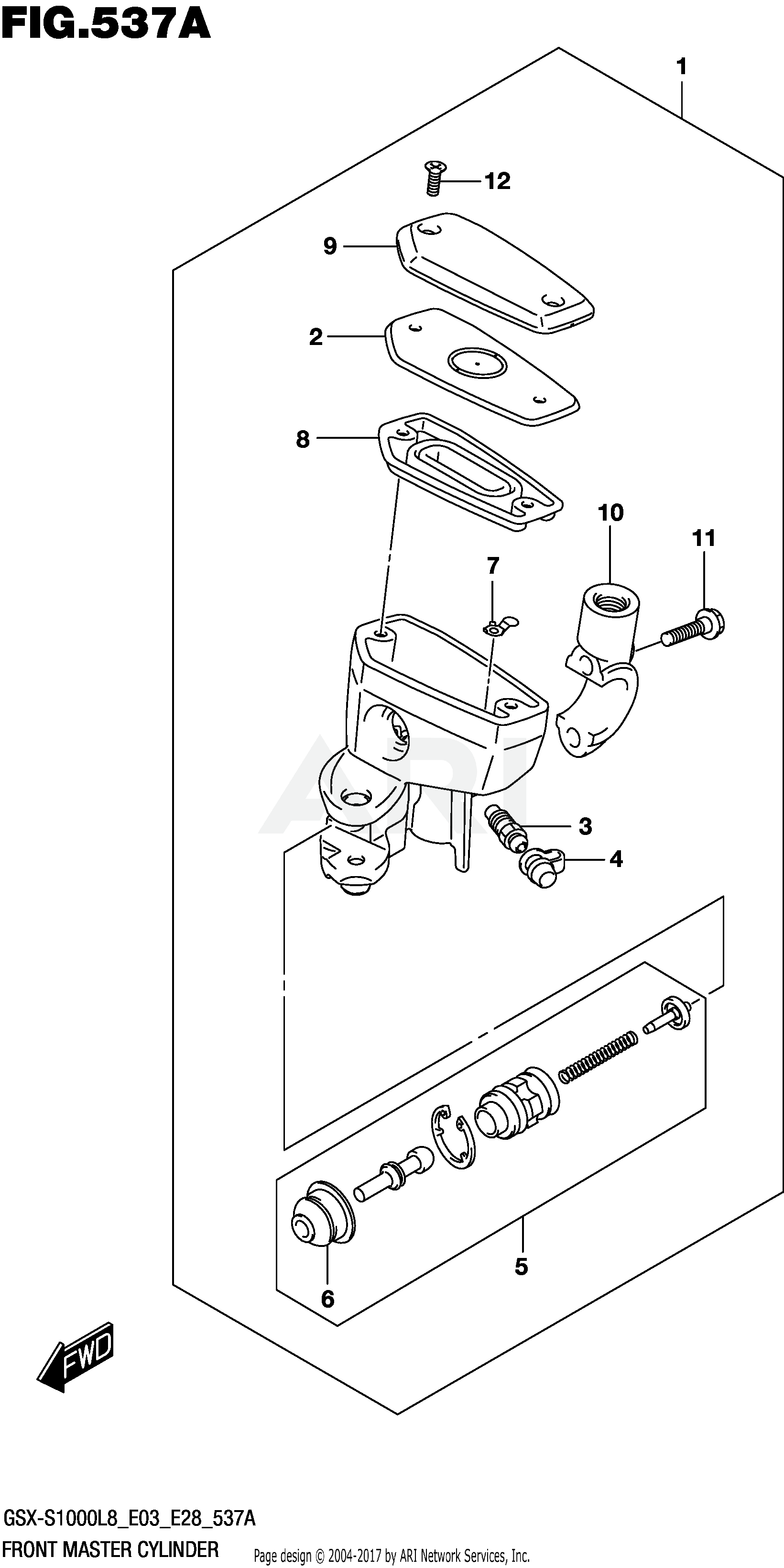 FRONT MASTER CYLINDER