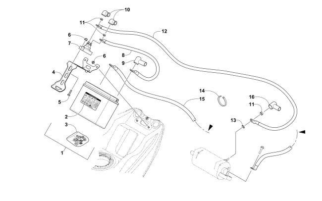 BATTERY AND TRAY ASSEMBLY