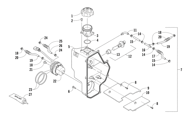 OIL TANK ASSEMBLY