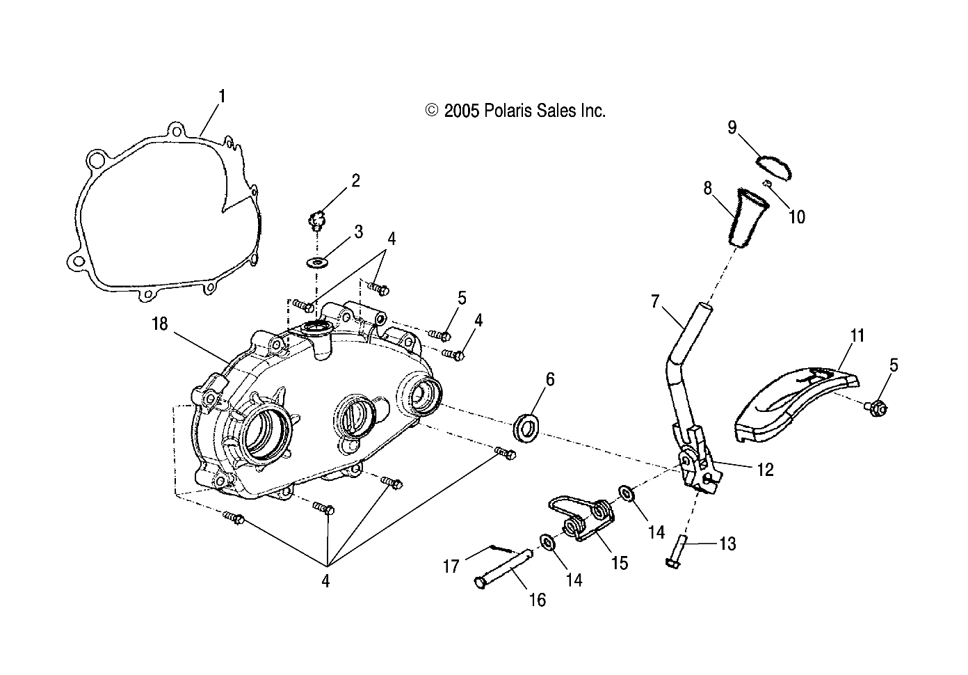 TRANSMISSION LEVER - A05FA09CA/CB/CC (4999202399920239B02)