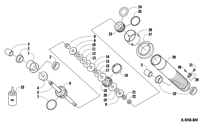 FRONT SUSPENSION SHOCK ABSORBER