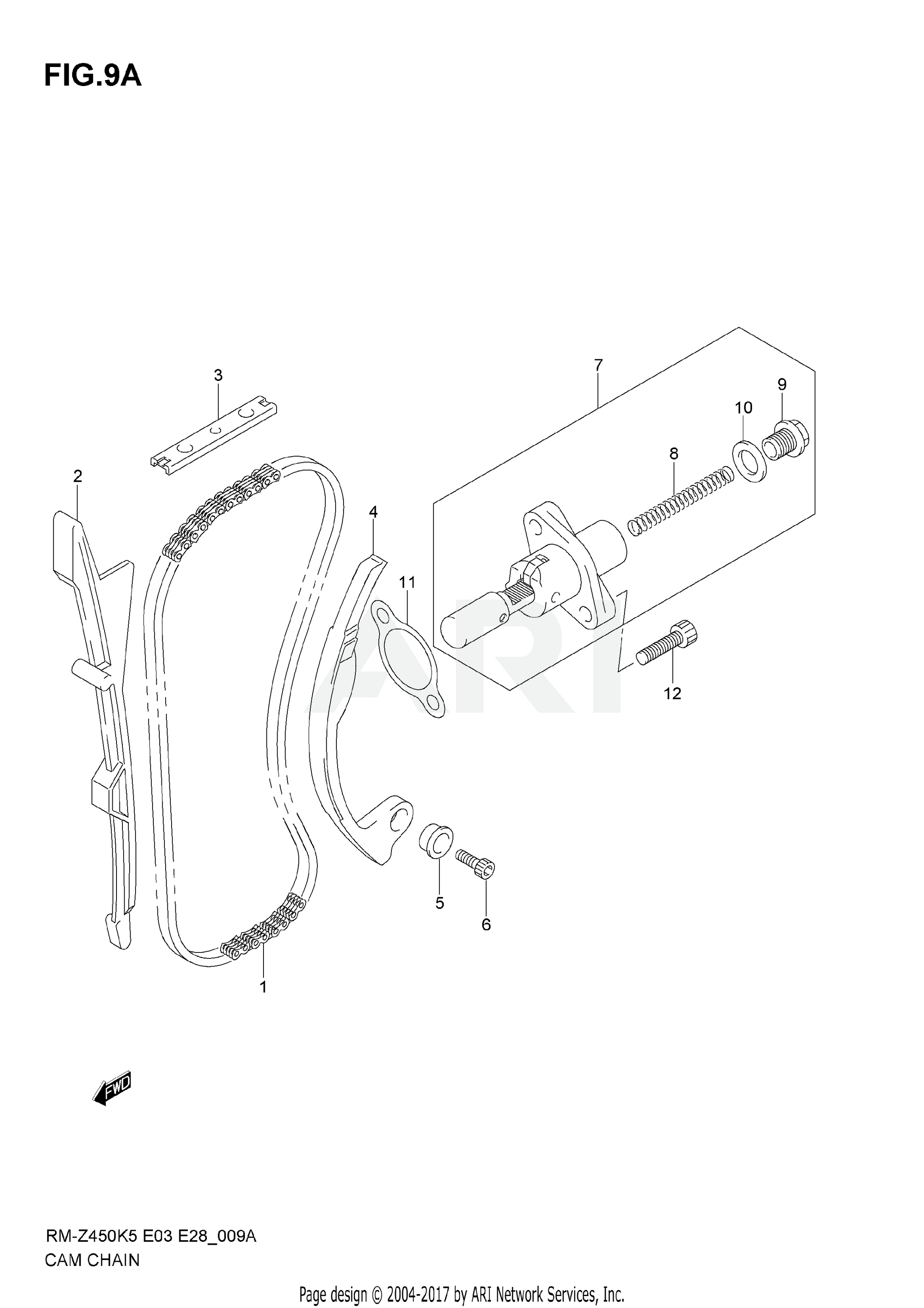 CAM CHAIN (MODEL K7)