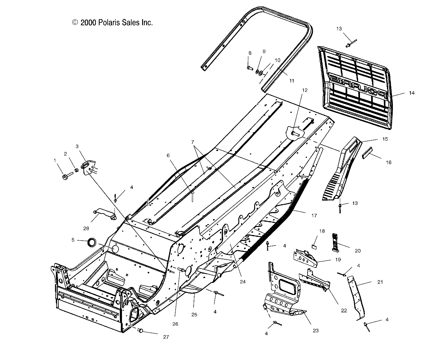 CHASSIS - S01NX4FS (4961626162A003)