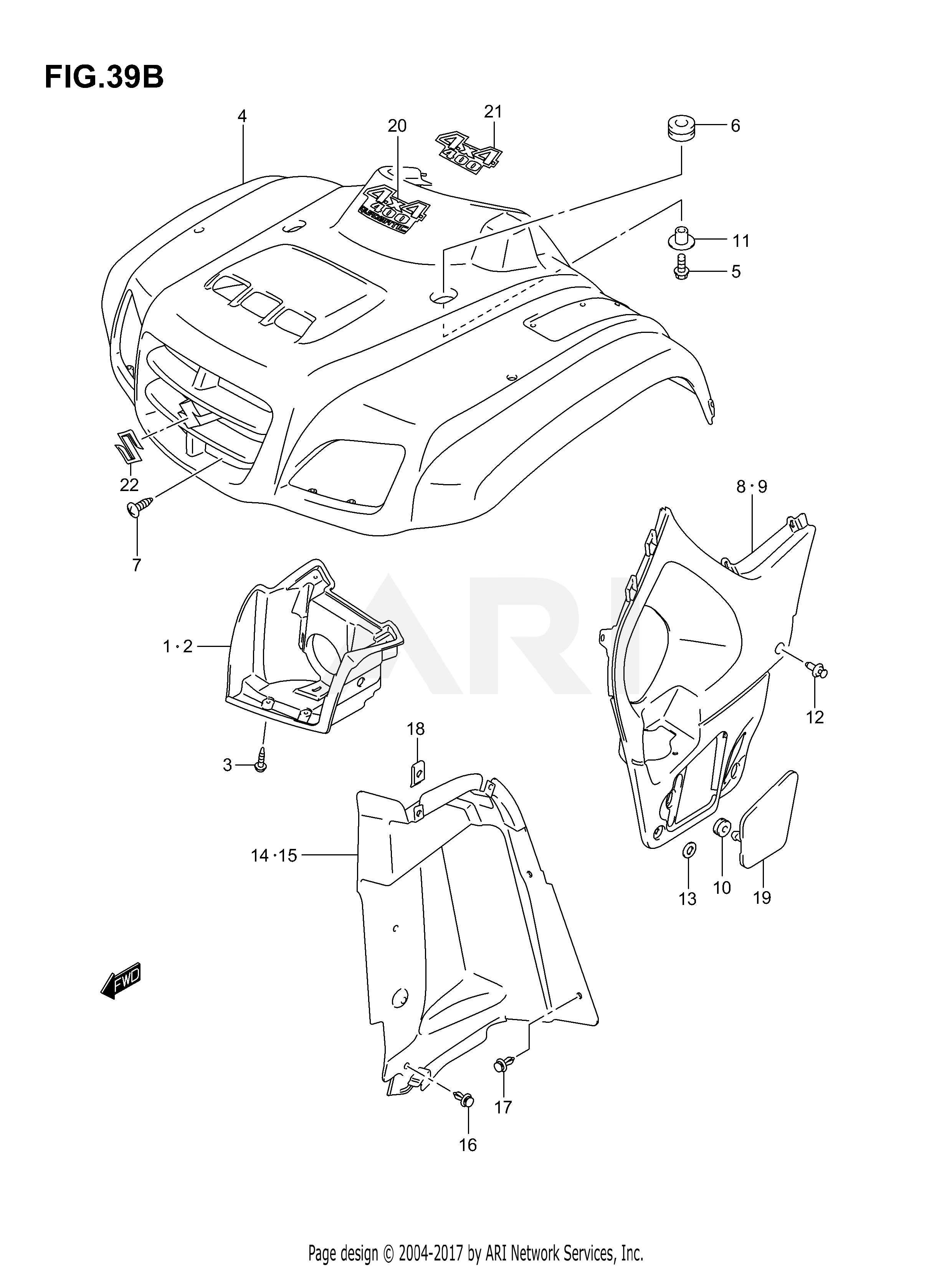 FRONT FENDER (MODEL K5/K6/K7)