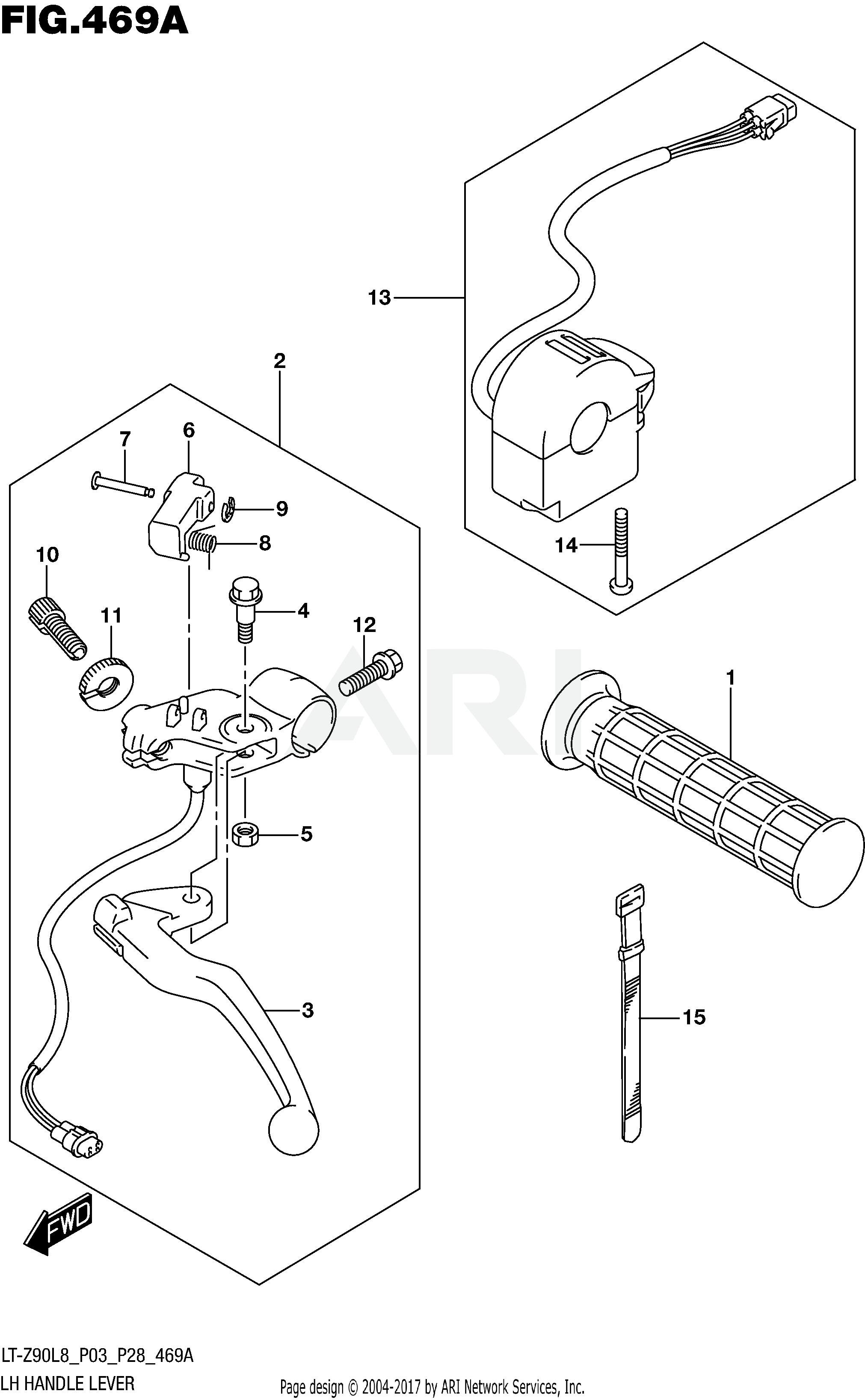 LH HANDLE LEVER