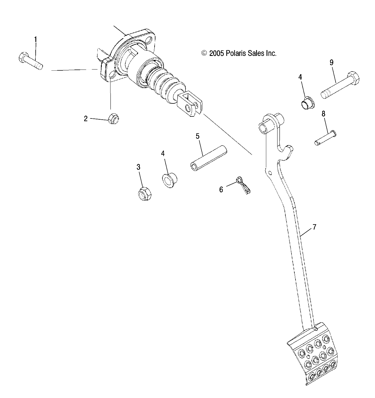 BRAKE, FOOT - R05RD68AA/AB (4999202119920211C02)