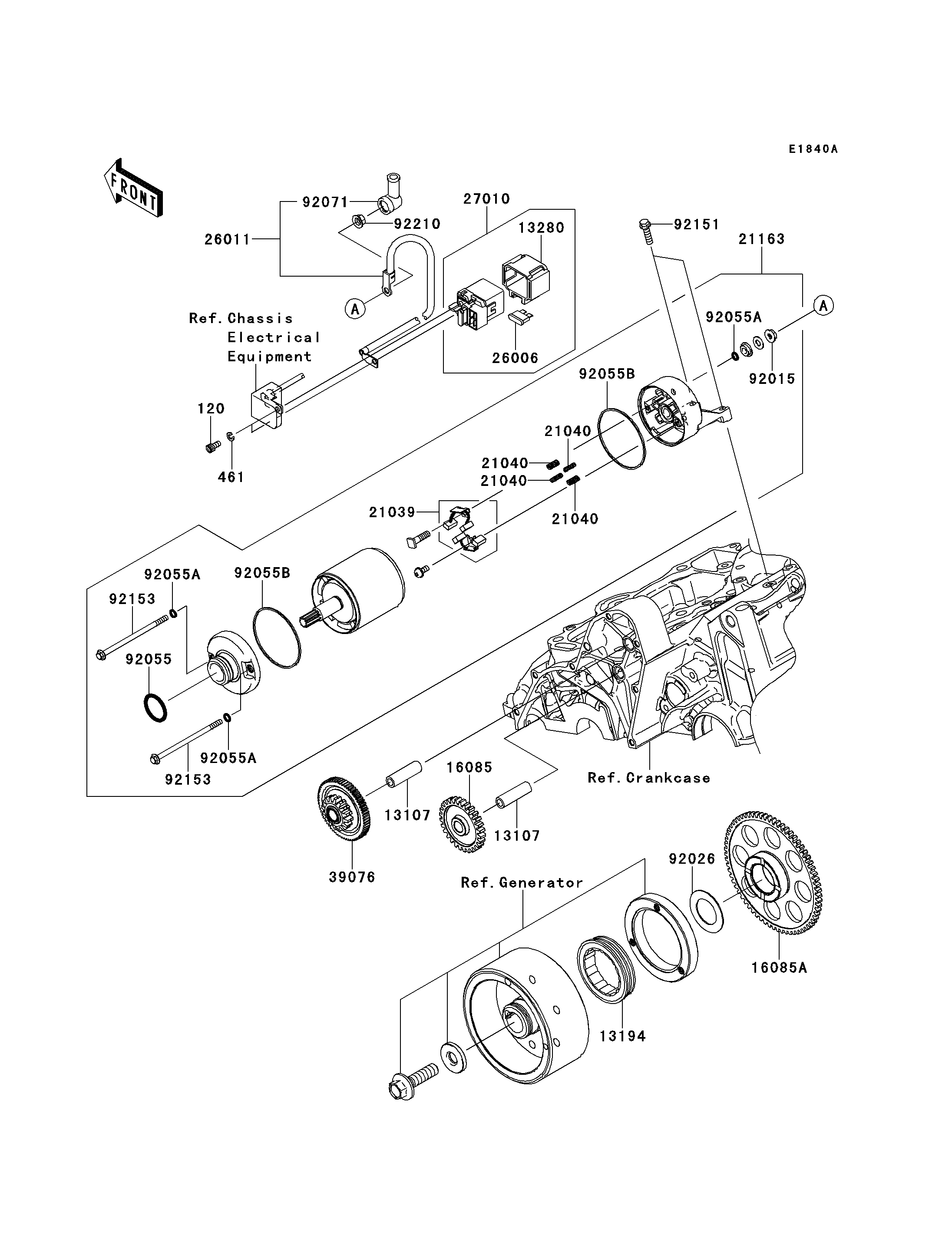 Starter Motor(ER650AE046805-)