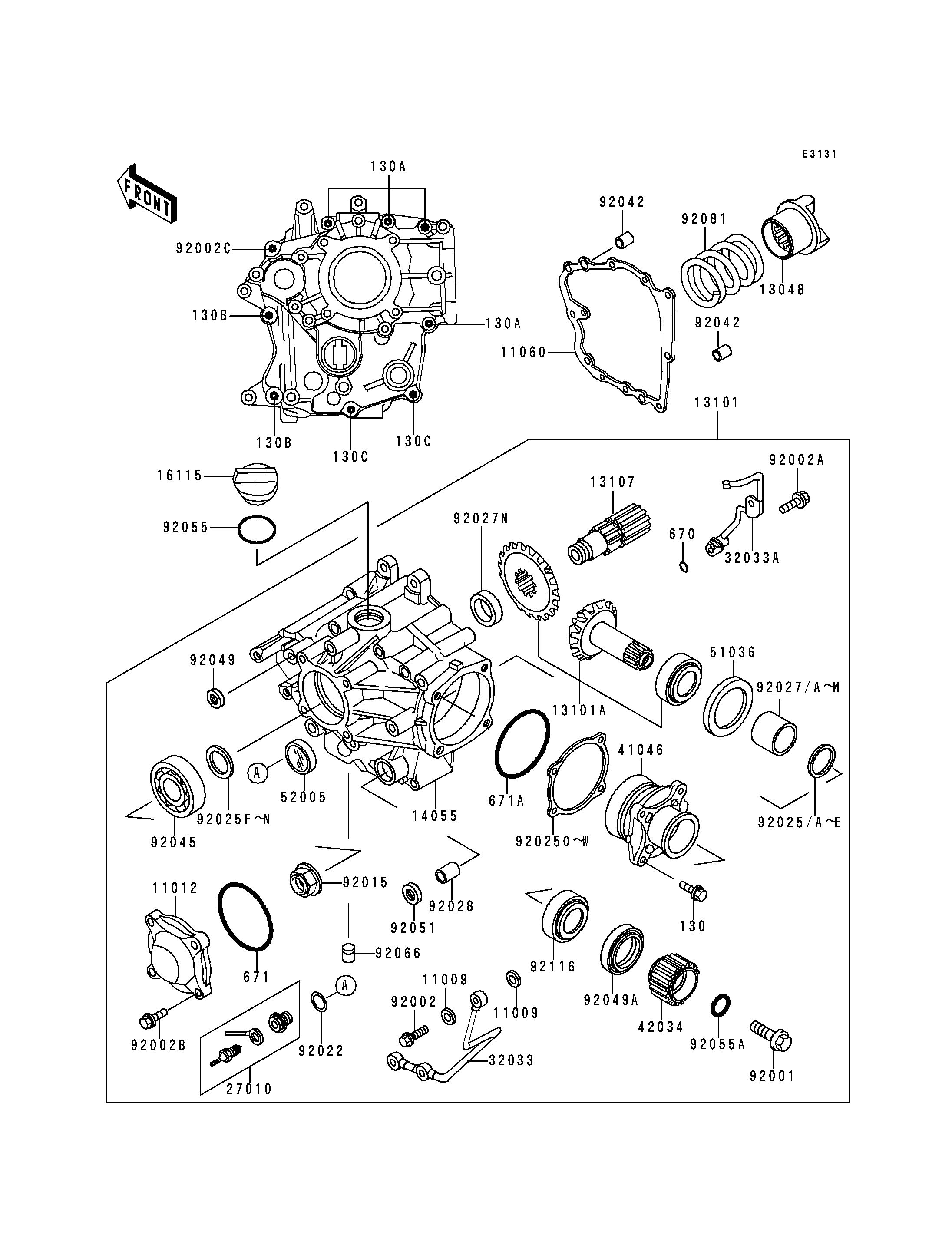 Front Bevel Gear