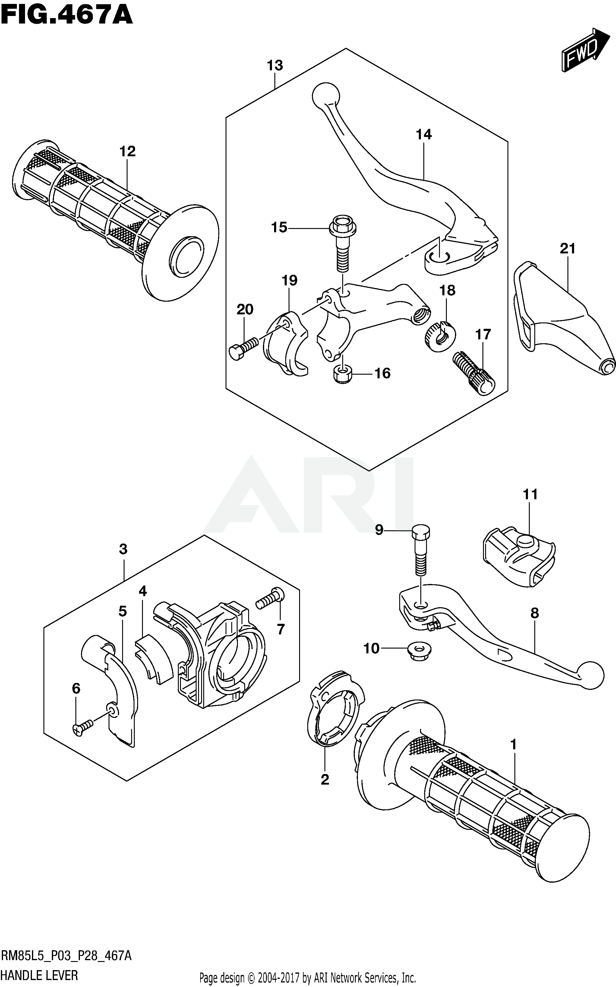 HANDLE LEVER