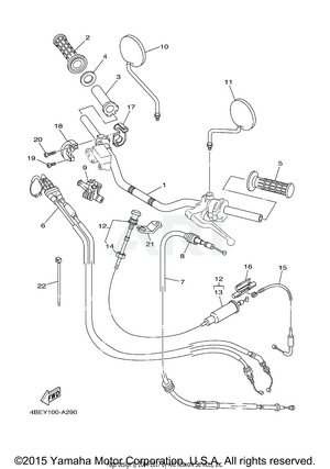 STEERING HANDLE CABLE