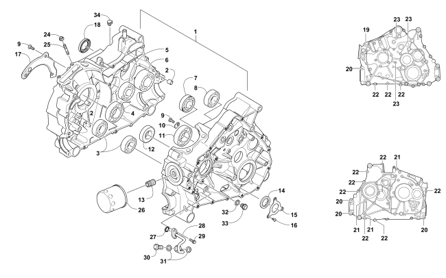 CRANKCASE ASSEMBLY