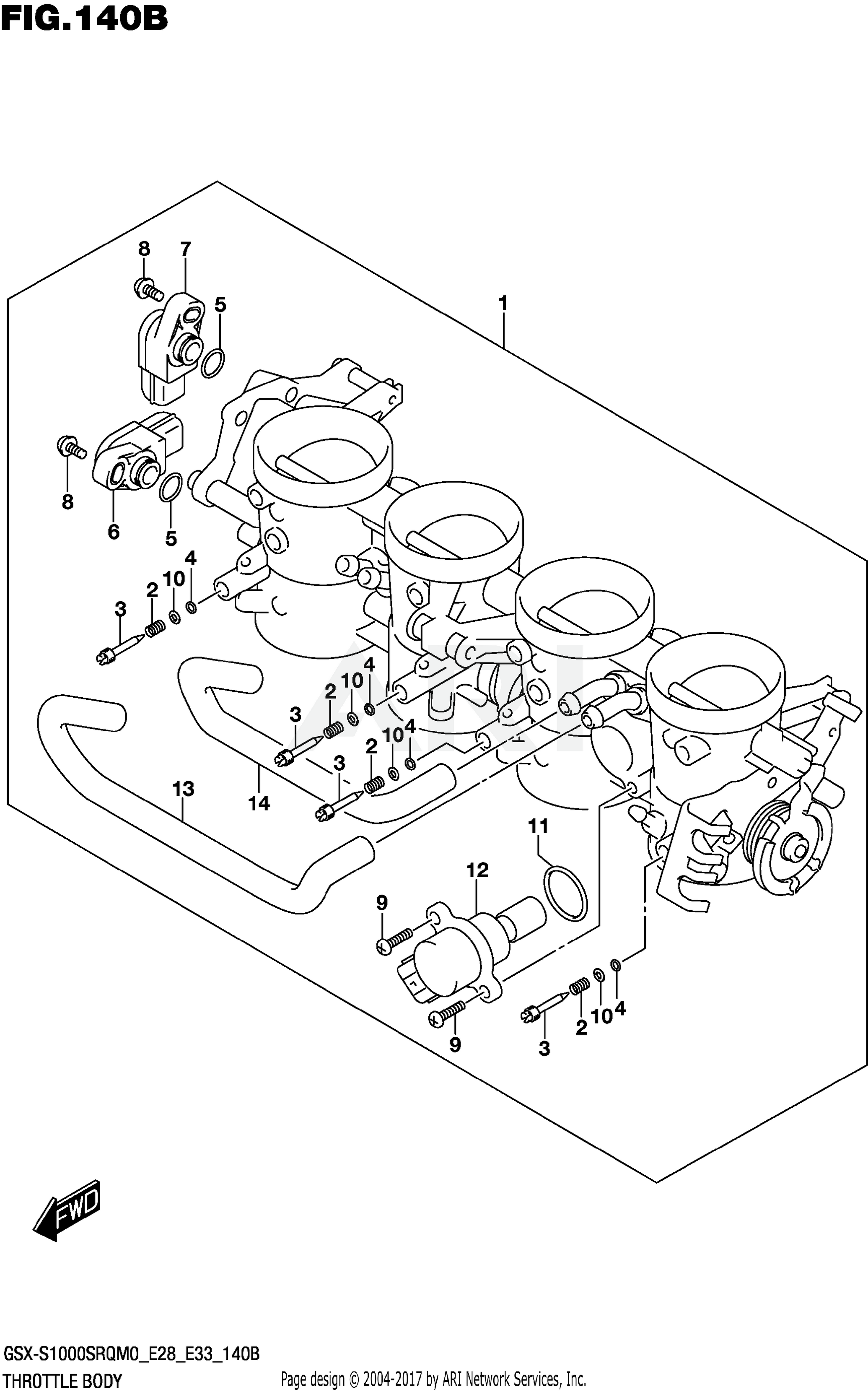 THROTTLE BODY (E33)