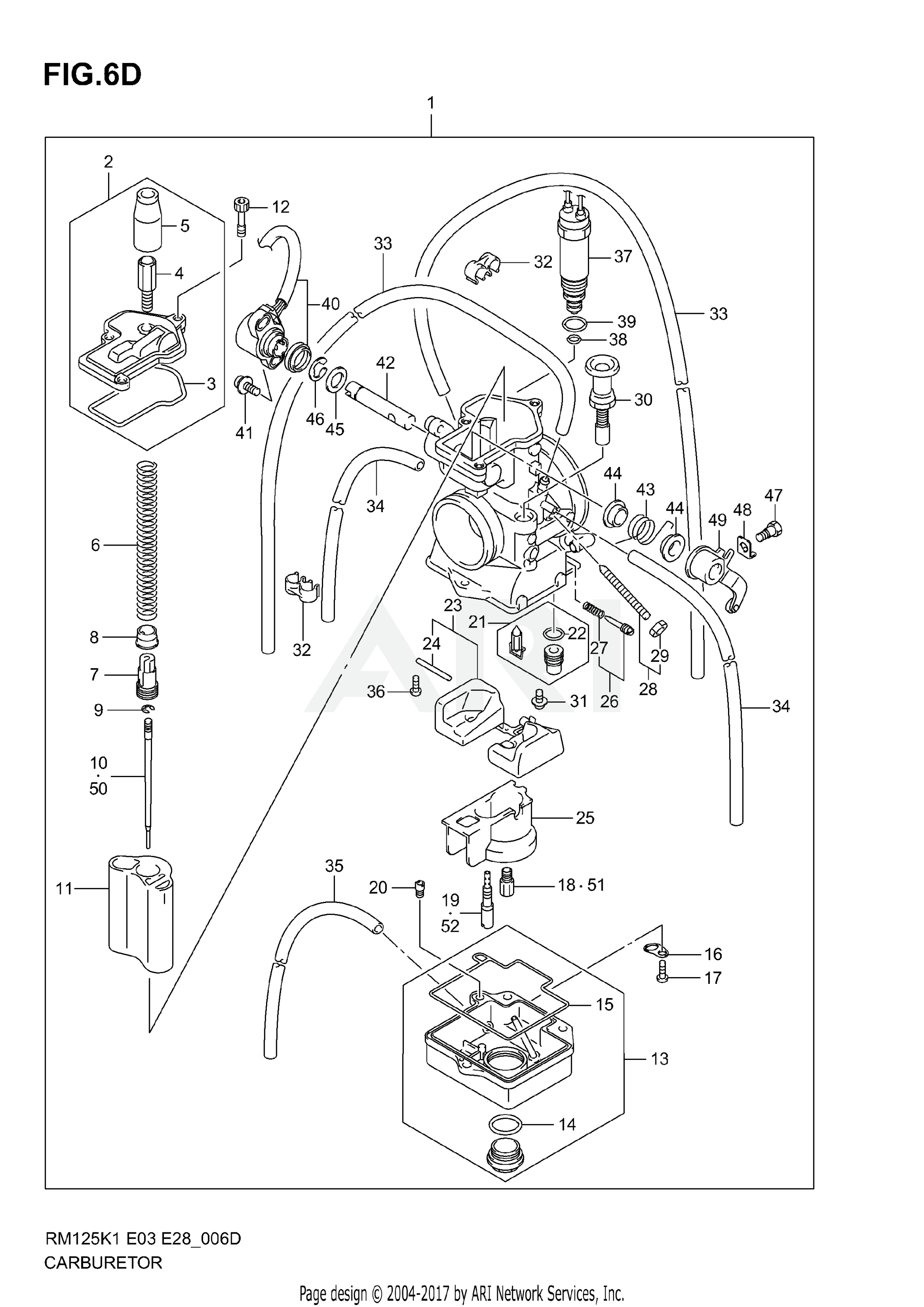 CARBURETOR (MODEL K5)