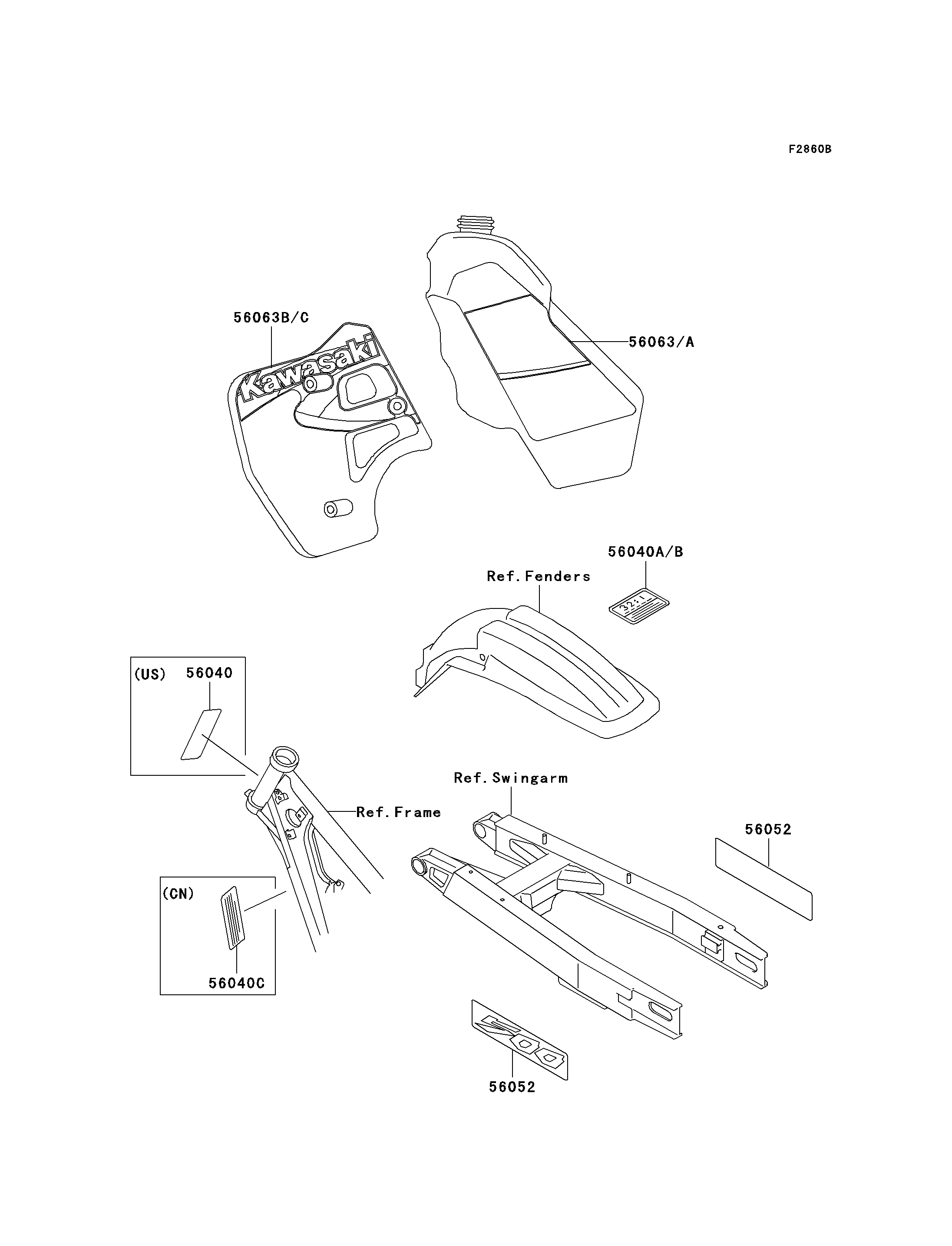 Labels(KX500-E12)