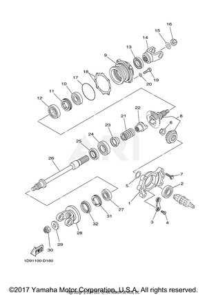 MIDDLE DRIVE GEAR