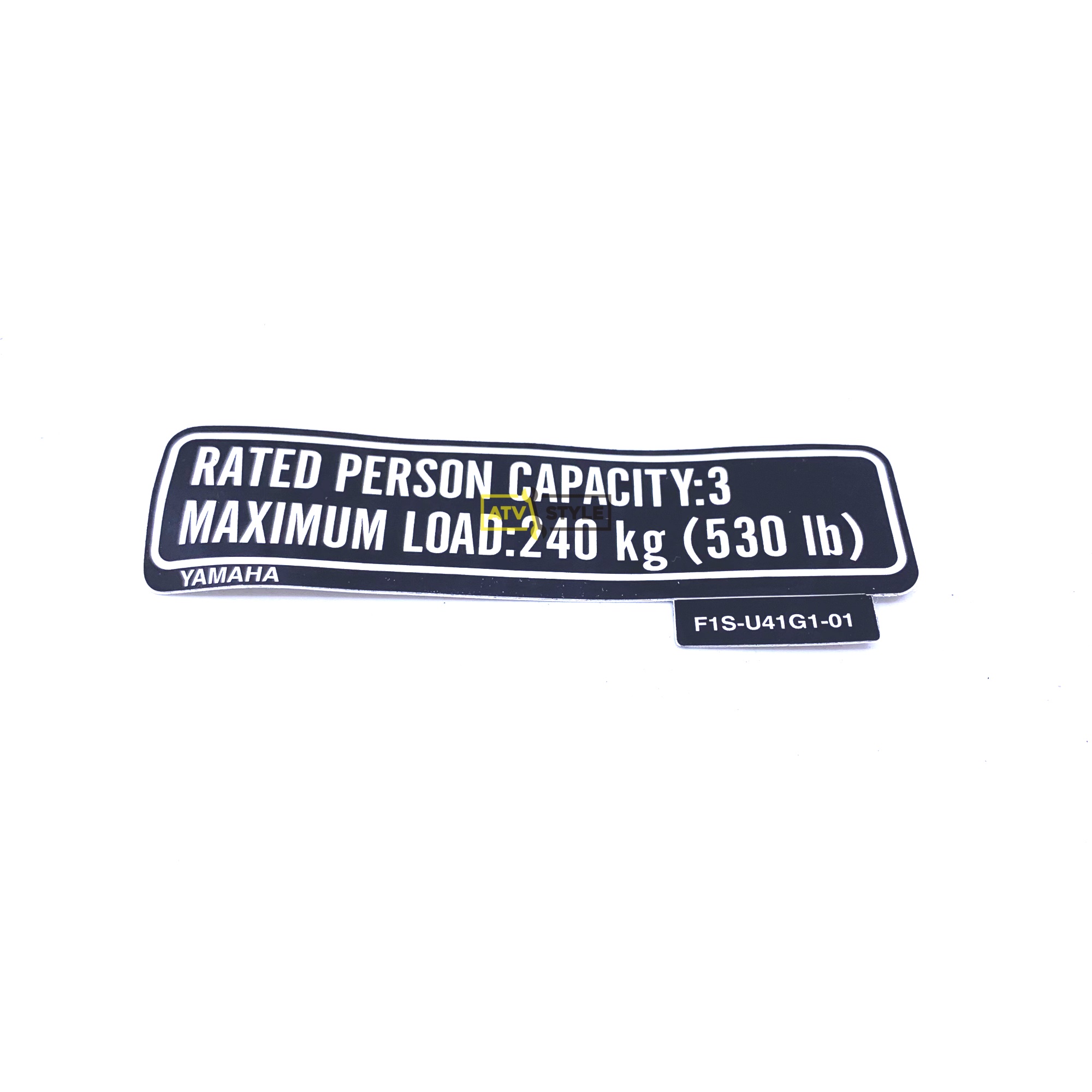 Наклейка предупреждающая Yamaha F1S-U41G1-01-00