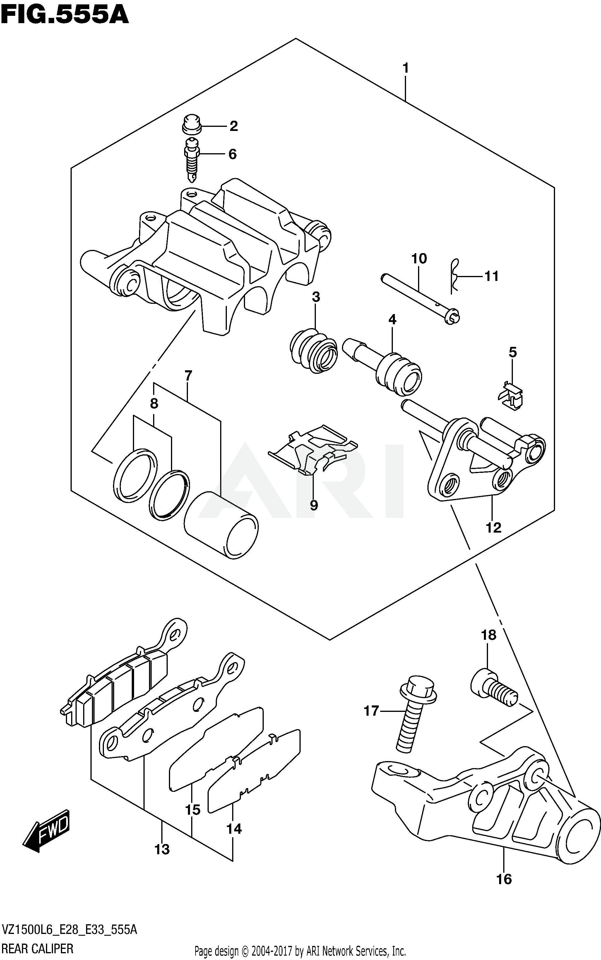 REAR CALIPER