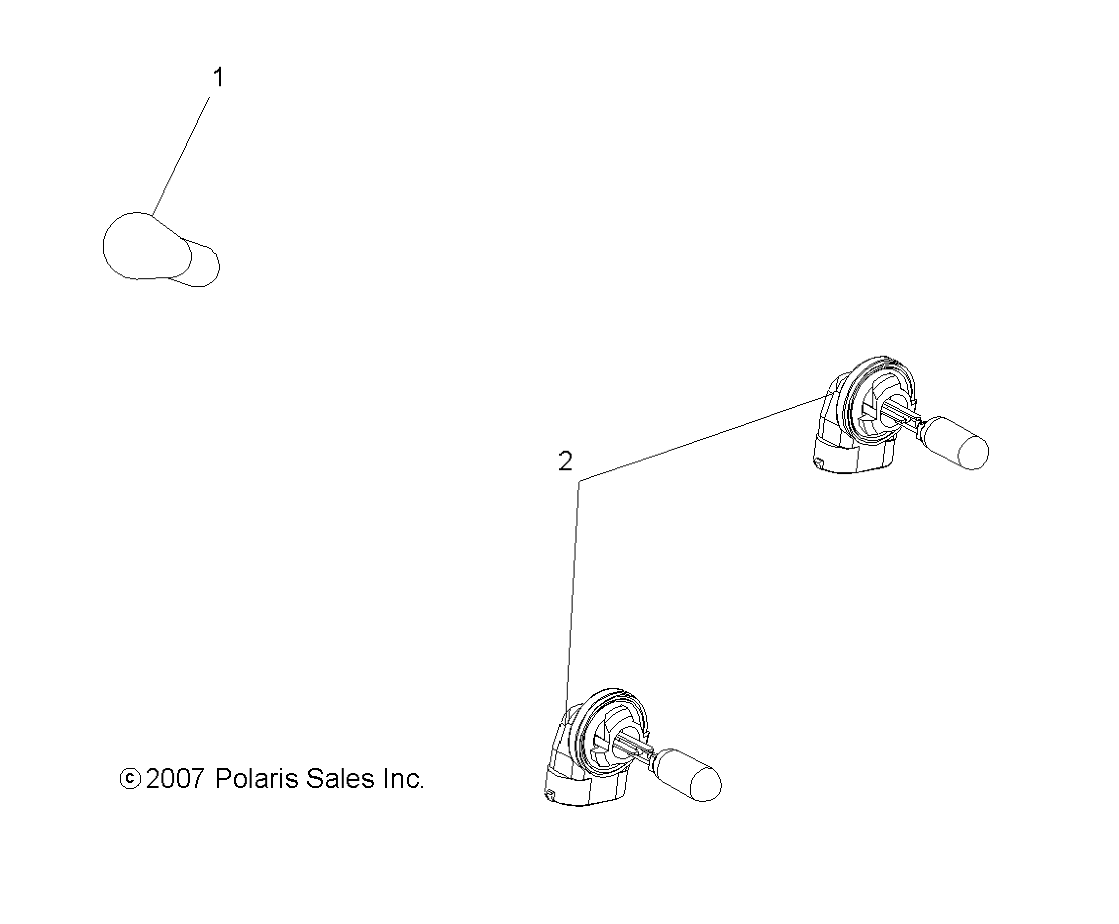 ELECTRICAL, BULBS - A09BG50AA (49ATVBULBS08SCRAM)