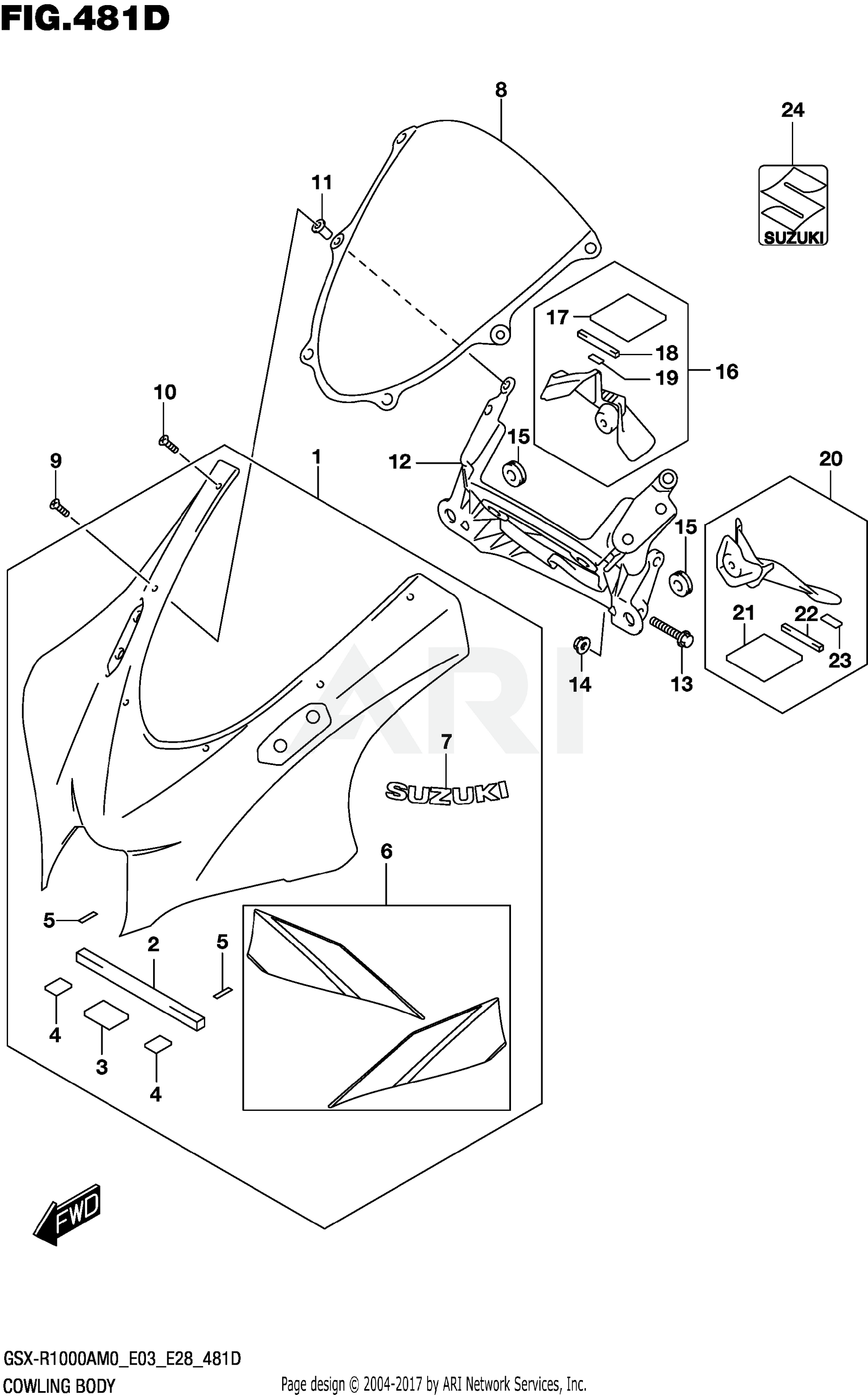 COWLING BODY (GSX-R1000RA)