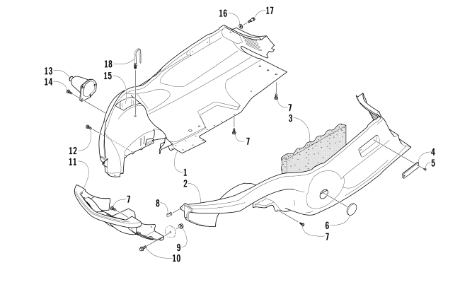 BELLY PAN AND FRONT BUMPER ASSEMBLY