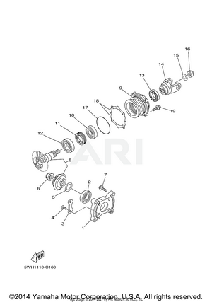 MIDDLE DRIVE GEAR