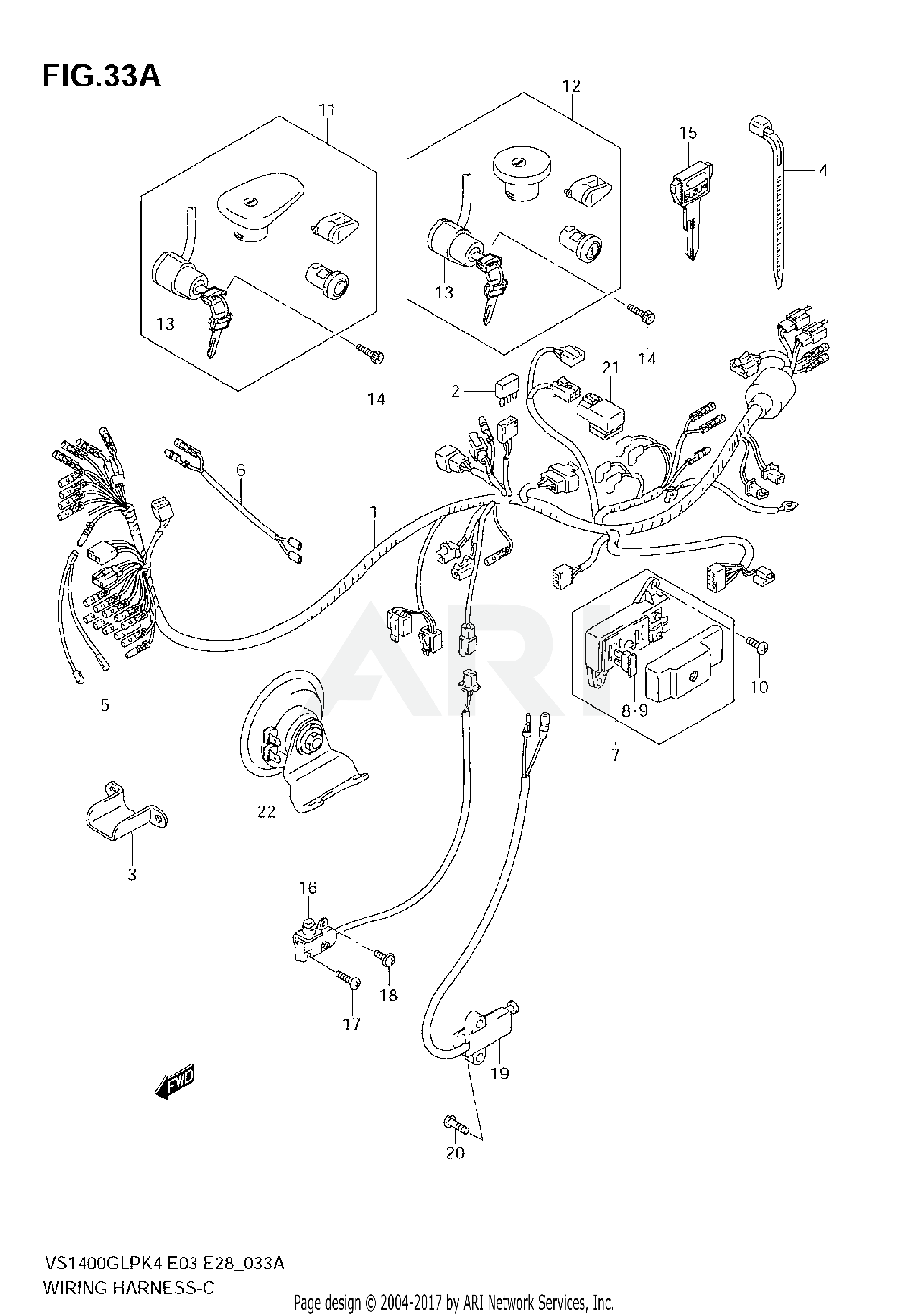 WIRING HARNESS (VS1400K5)