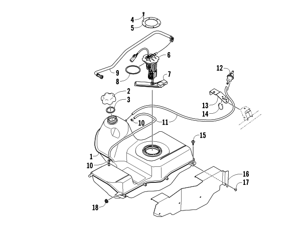 GAS TANK ASSEMBLY