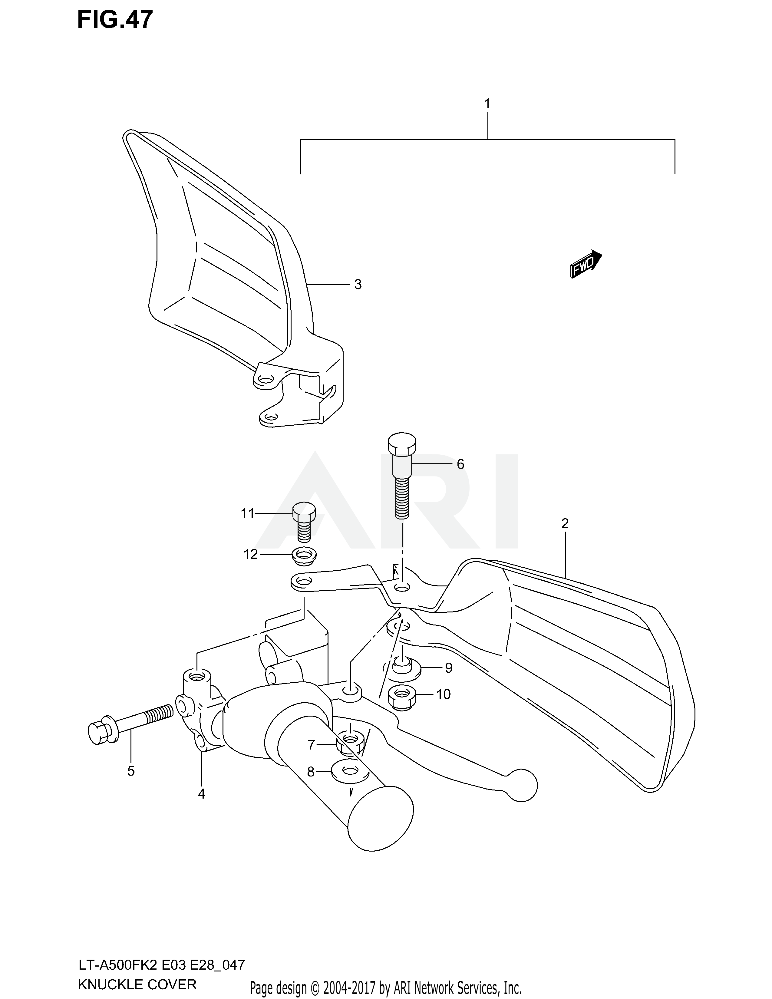 KNUCKLE COVER (MODEL K2 OPTION)