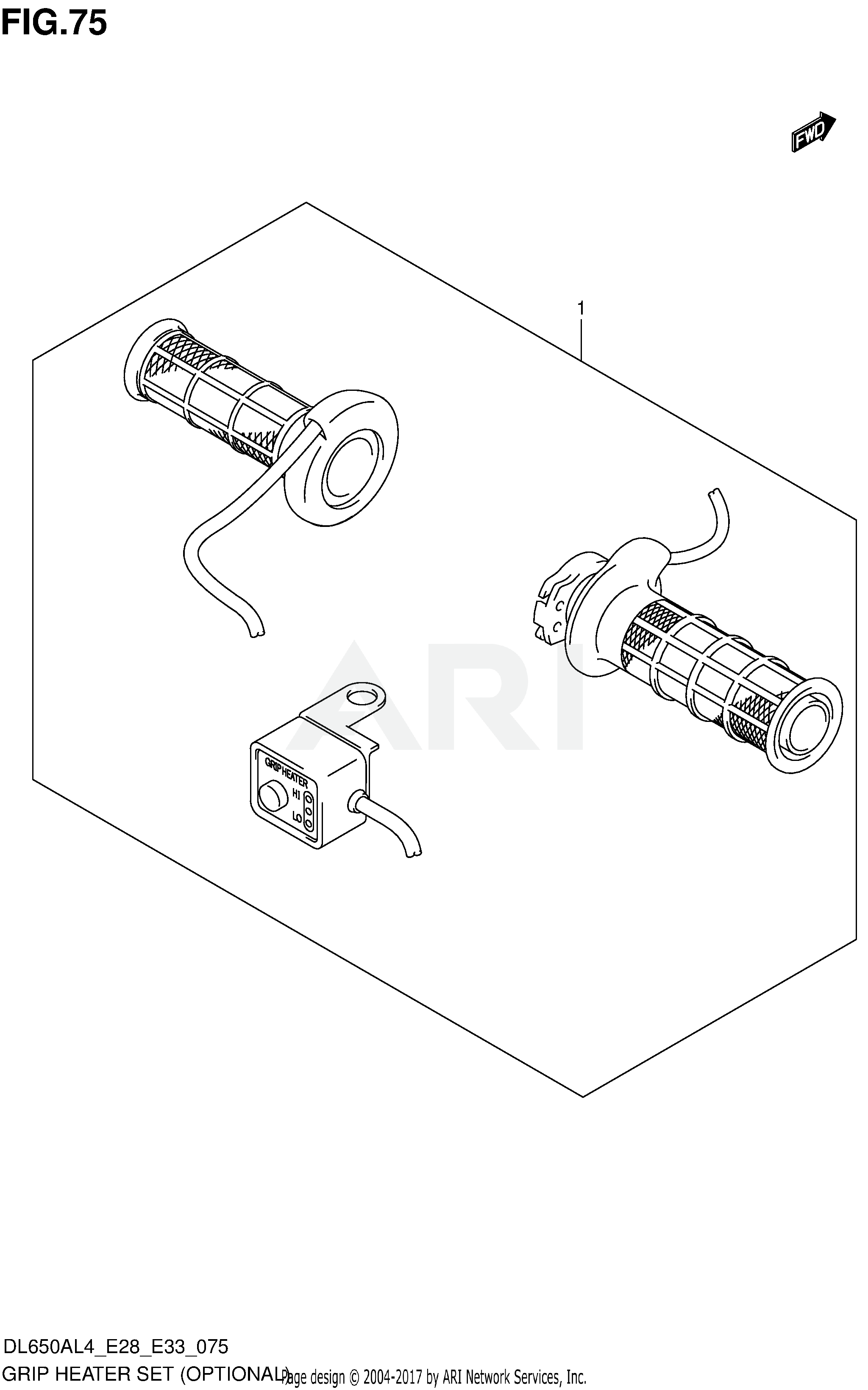 GRIP HEATER SET (OPTIONAL)