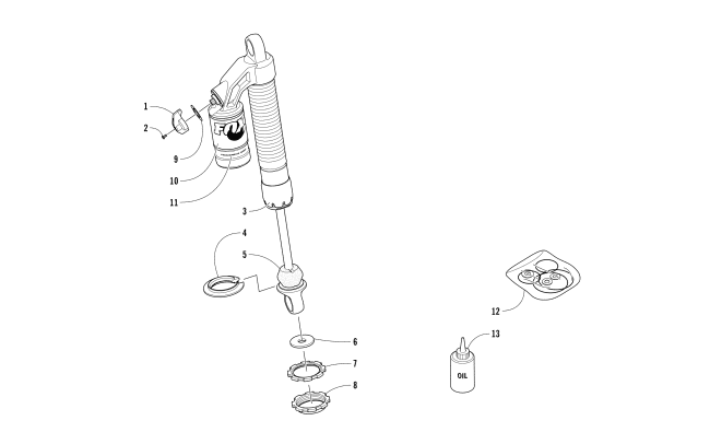 FRONT SUSPENSION SHOCK ABSORBER