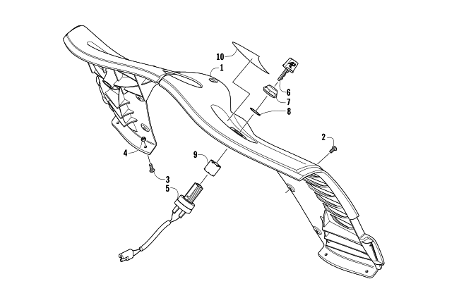 CONSOLE AND SWITCH ASSEMBLY