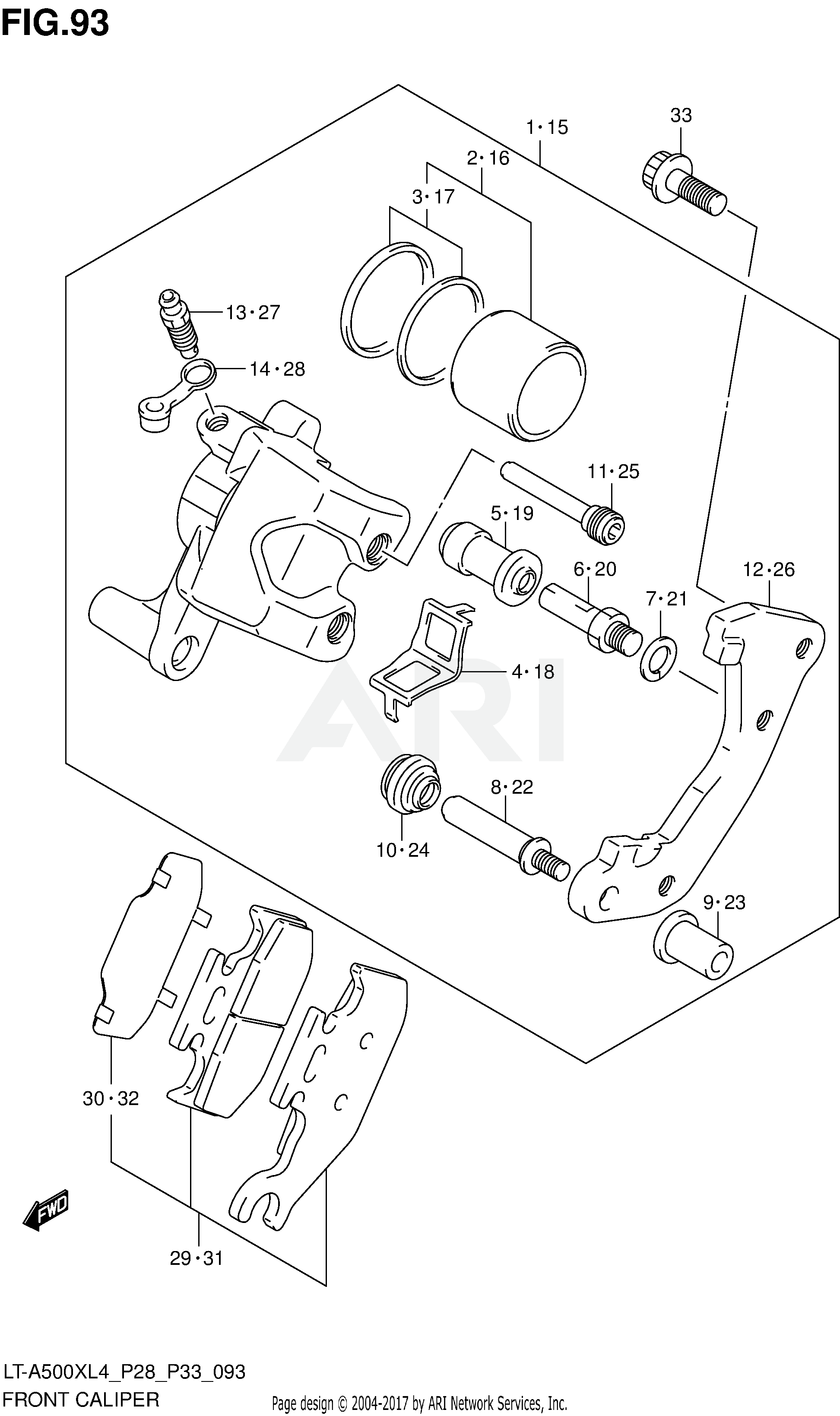 FRONT CALIPER