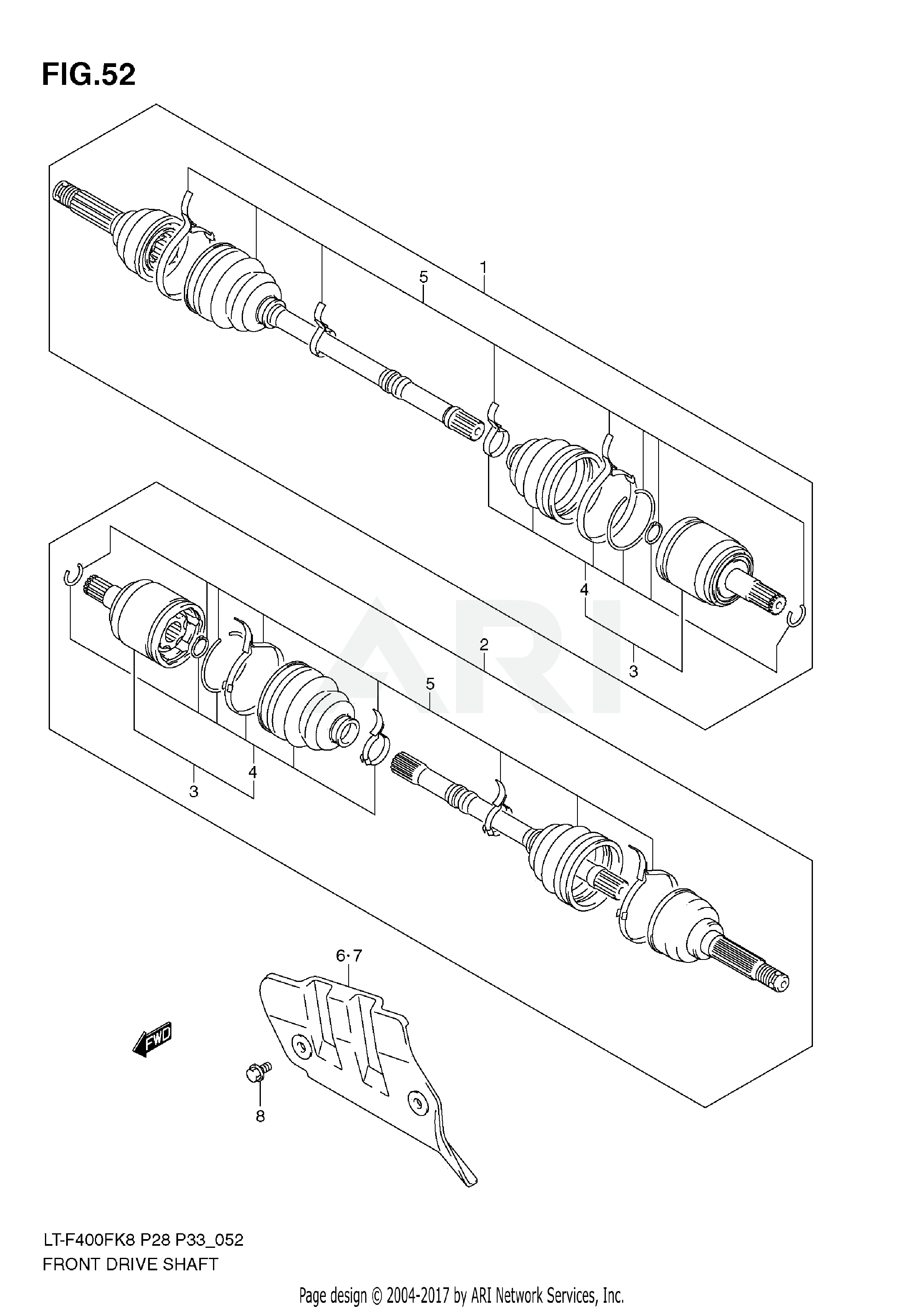 FRONT DRIVE SHAFT