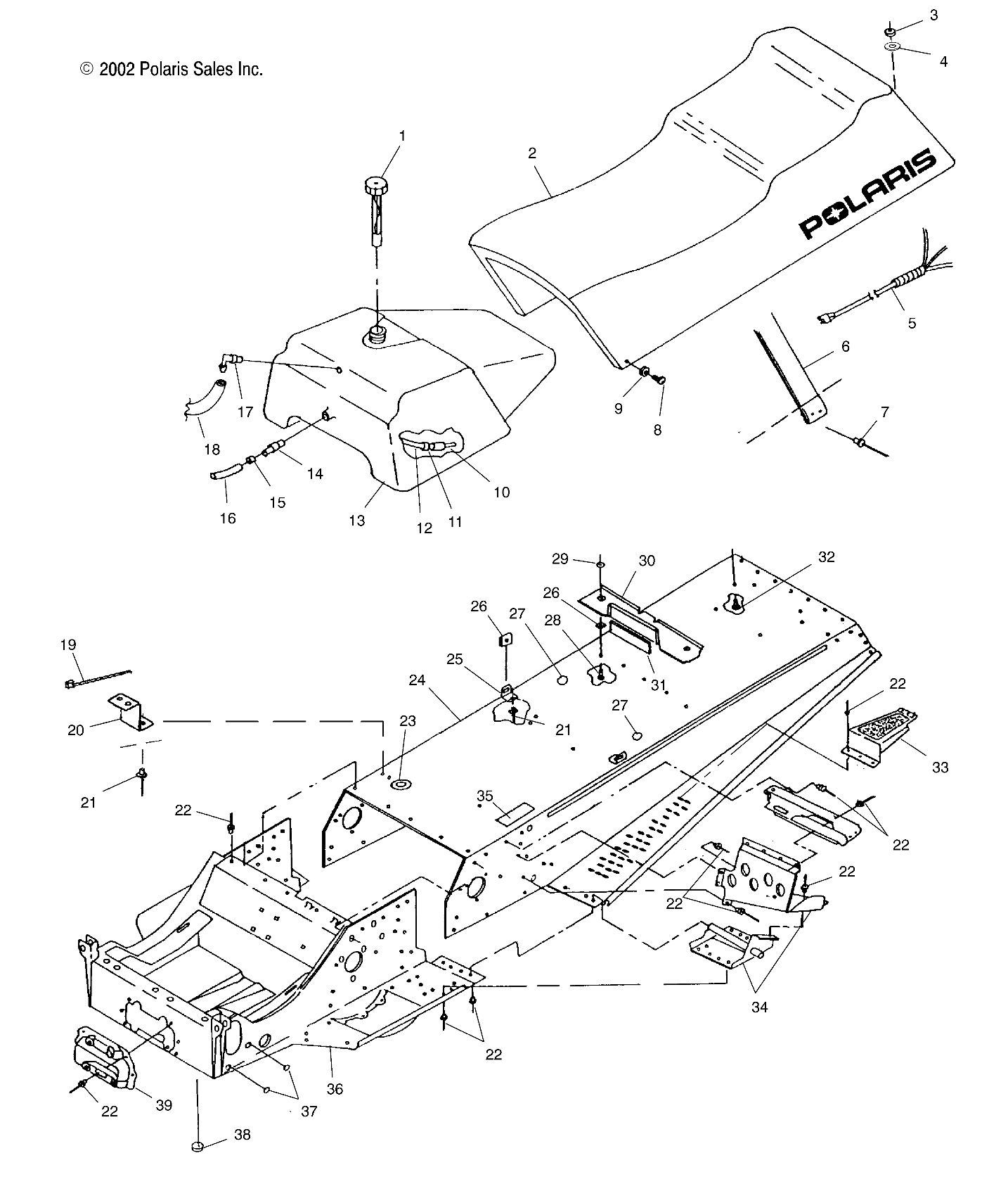 TUNNEL and SEAT - S03LT3AS (4977787778A03)