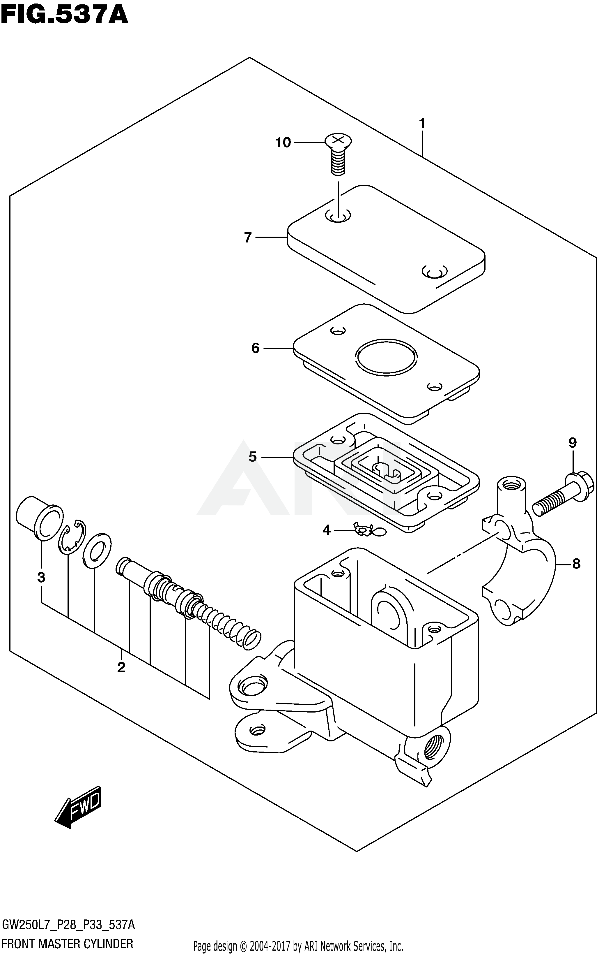 FRONT MASTER CYLINDER