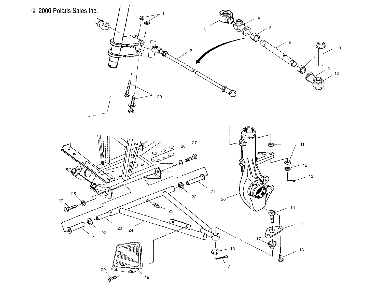 A-ARM/STRUT MOUNTING - A01CD32AA (4964026402C003)