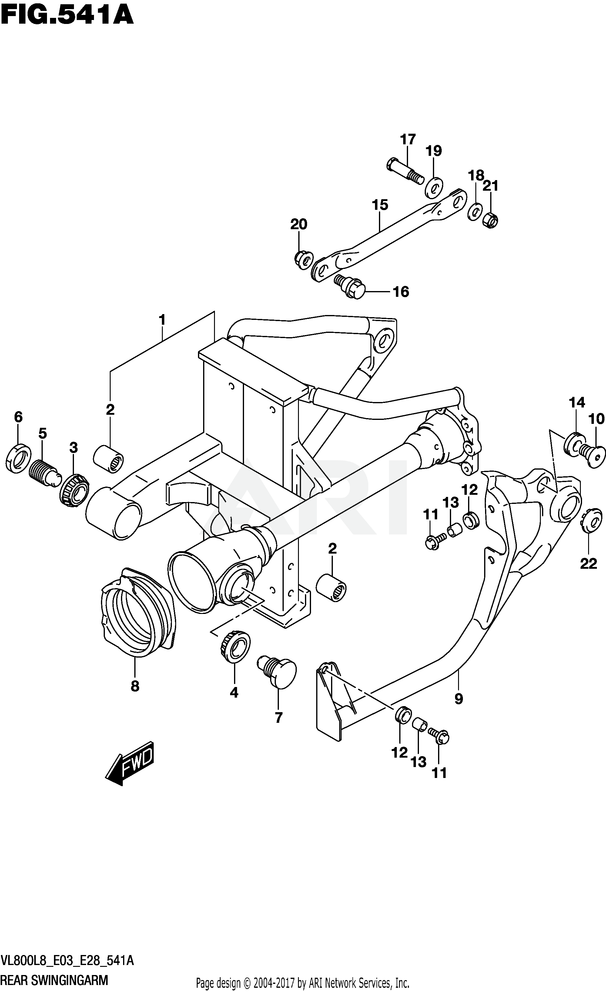 REAR SWINGINGARM