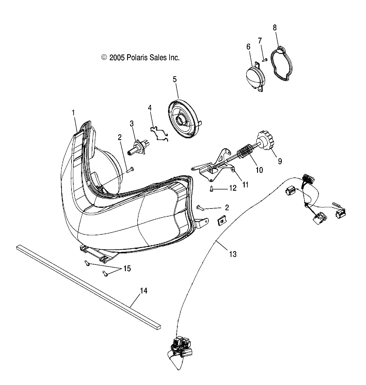 HEADLIGHT - S06PT7HS (4997539753A12)