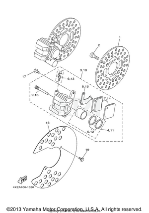 FRONT BRAKE CALIPER