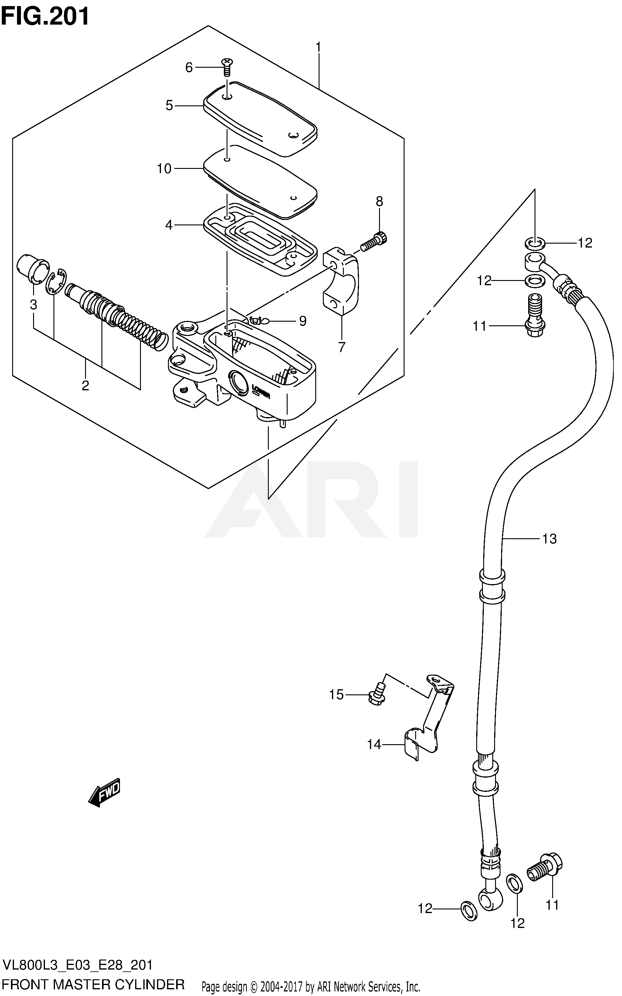 FRONT MASTER CYLINDER