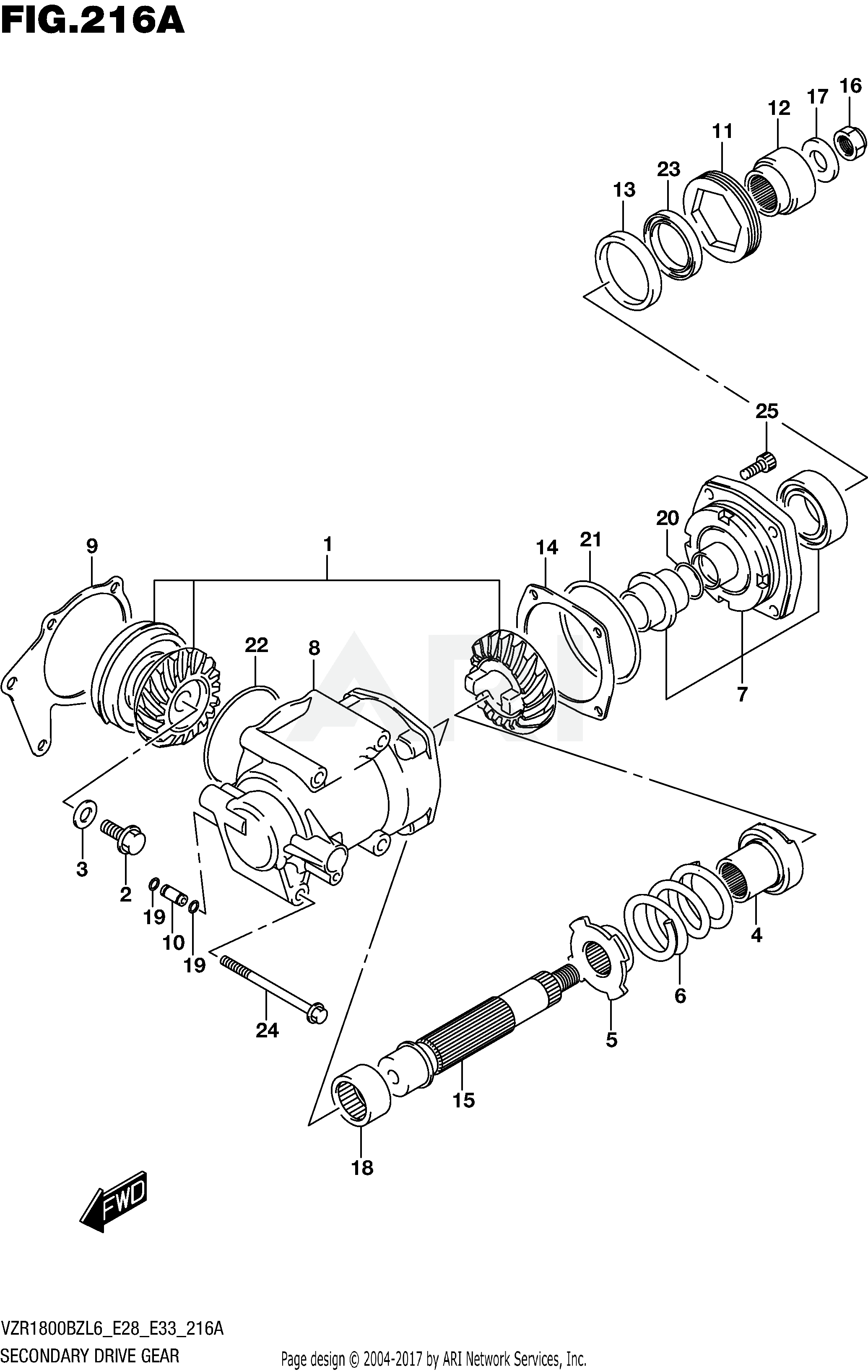 SECONDARY DRIVE GEAR