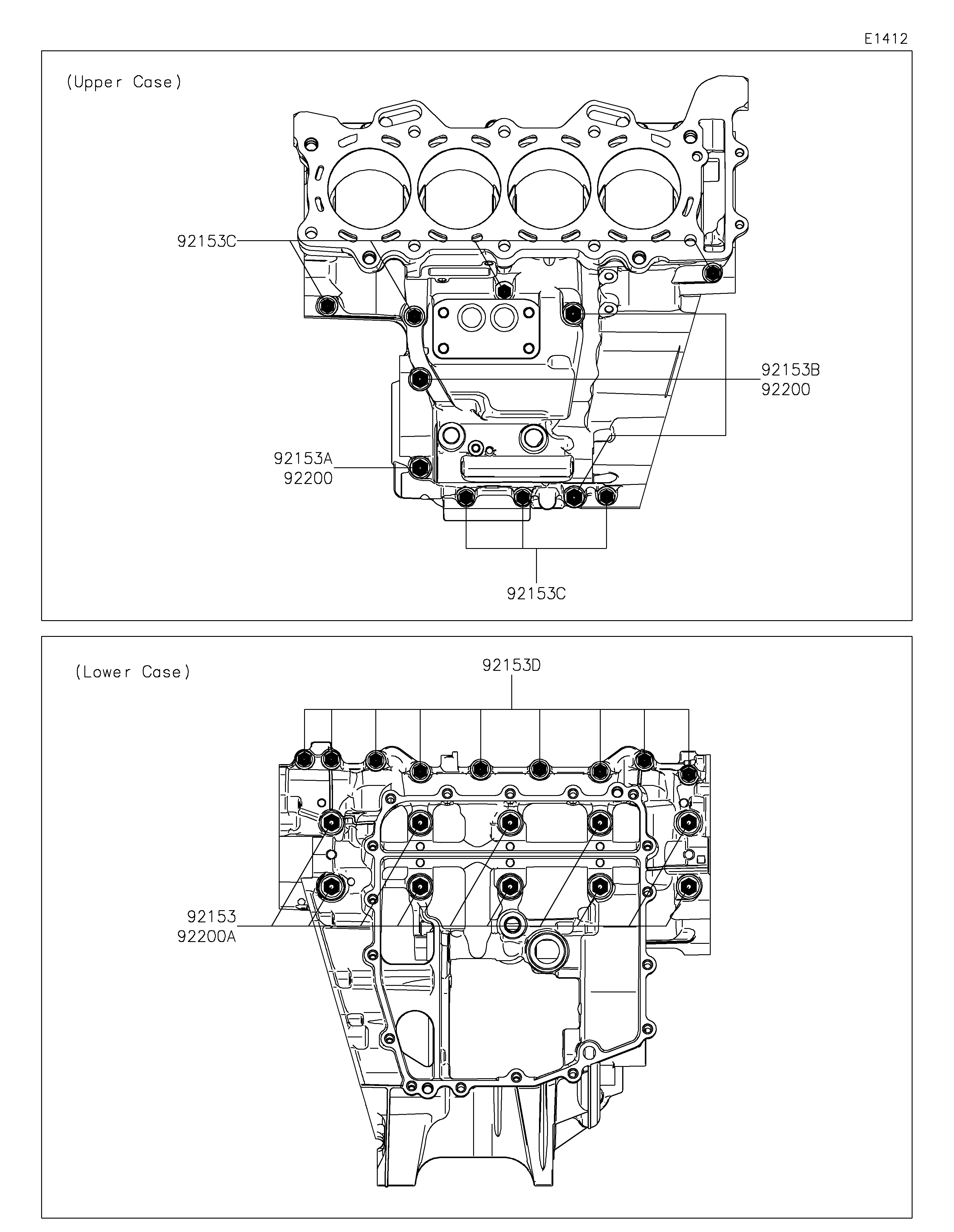 Crankcase Bolt Pattern