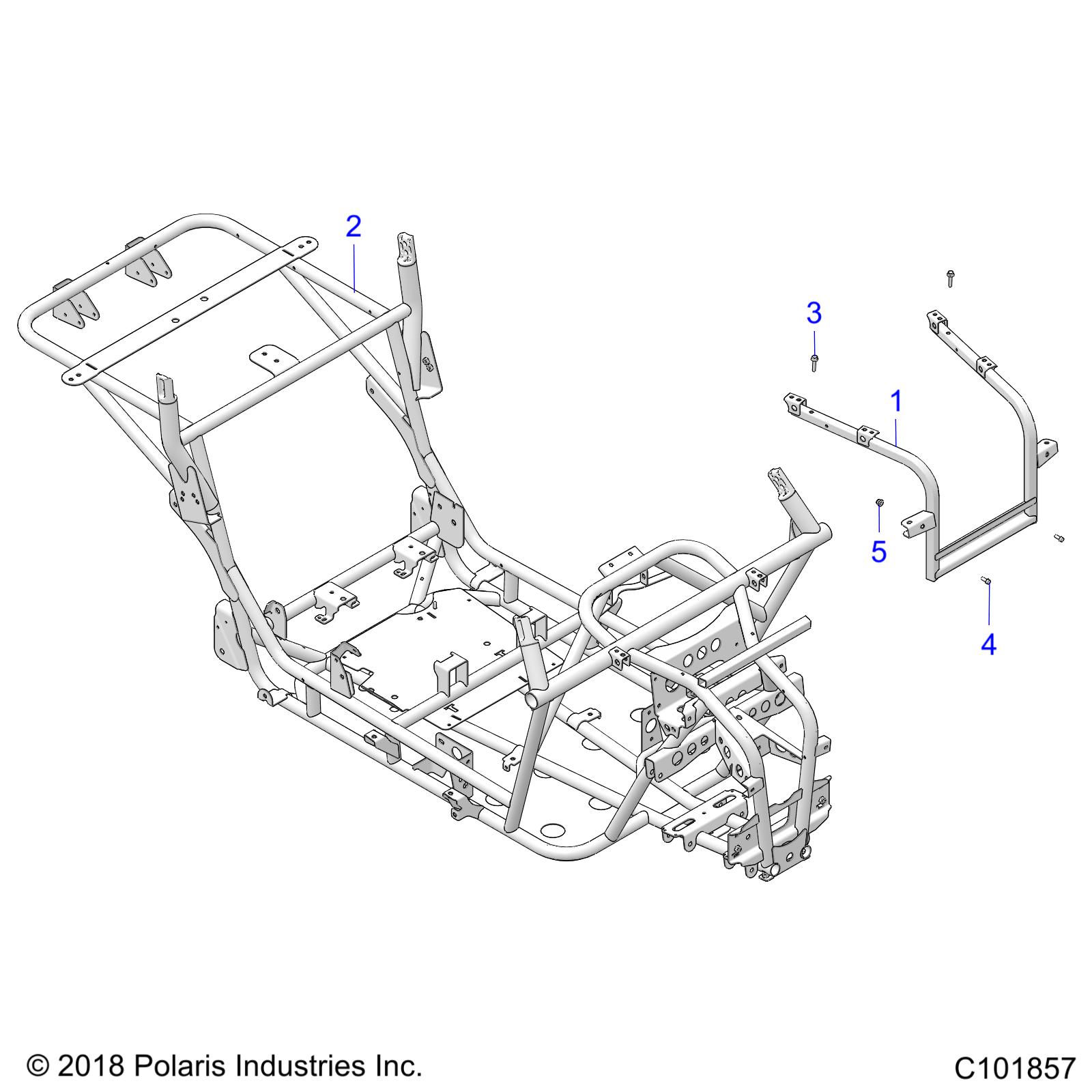 CHASSIS, MAIN FRAME - A20HAB15A2 (C101857)