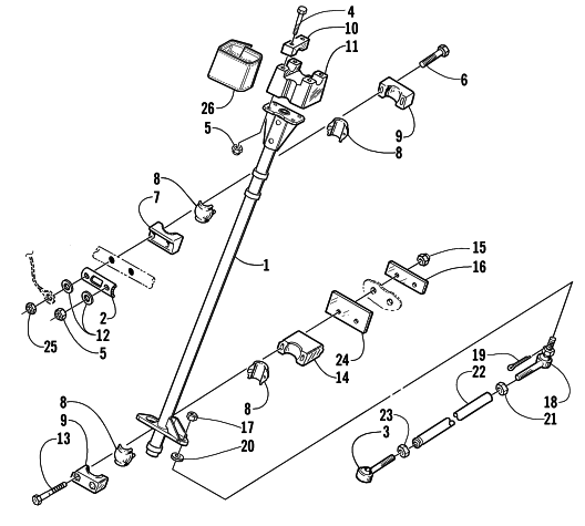 STEERING POST ASSEMBLY