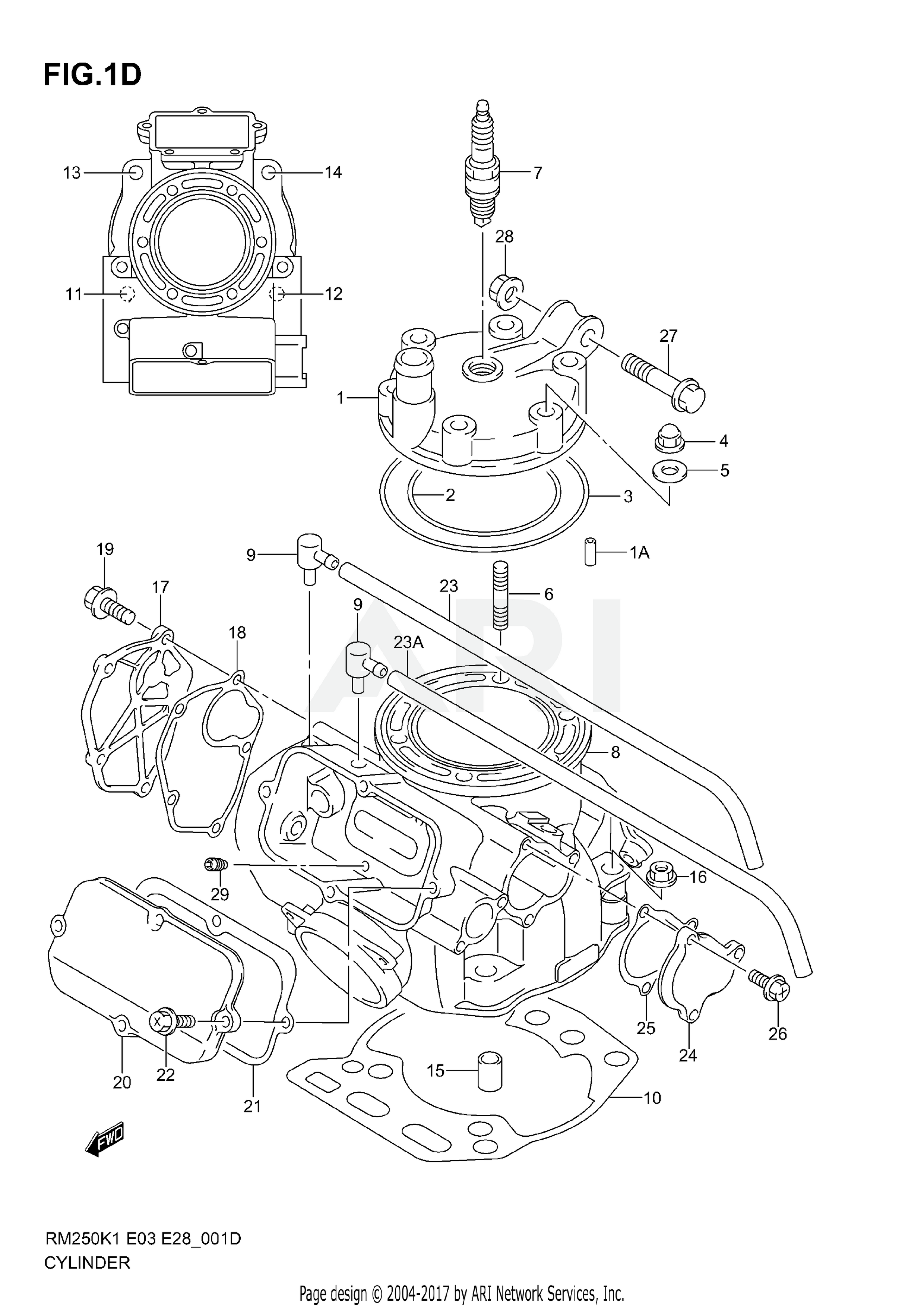 CYLINDER (MODEL K3/K4/K5/K6)