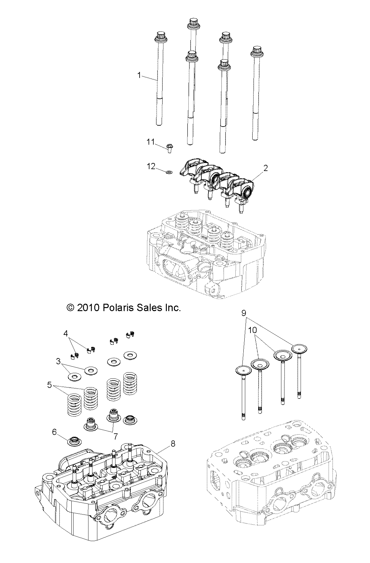 ENGINE, CYLINDER HEAD and VALVES - R14HR76AA/AJ (49RGRVALVE11RZRS)